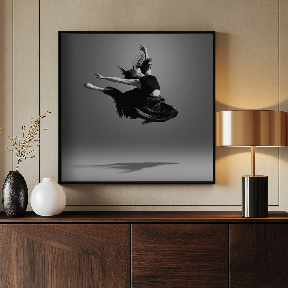 Jumping Dancer - Poster / Art Print - interiör