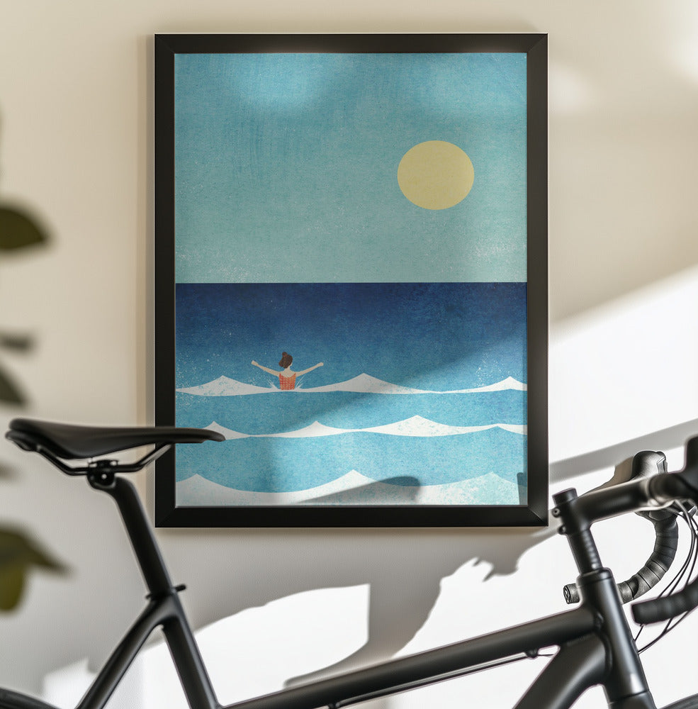 Sea Swim ii - Poster / Art Print - interiör