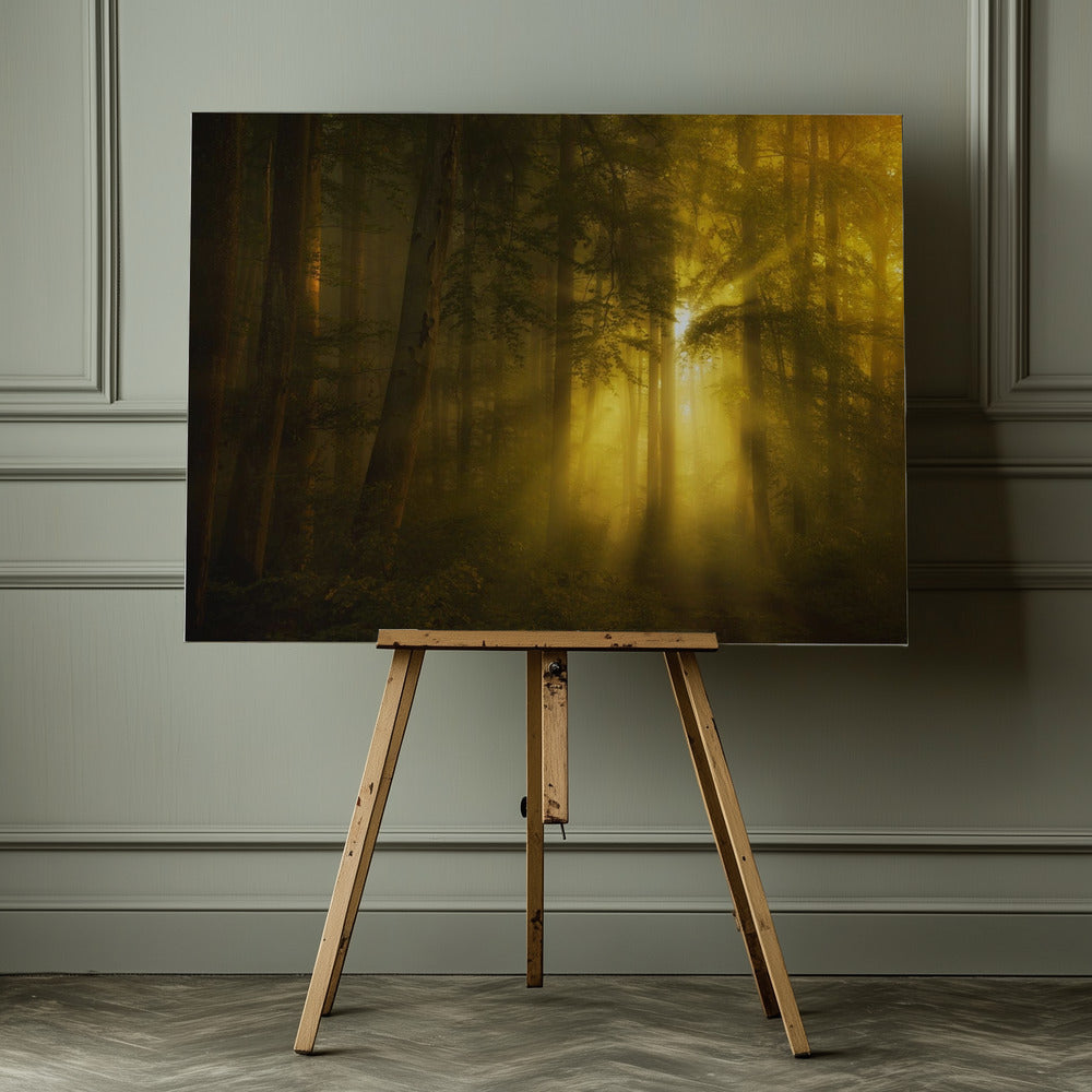 Yellow - Poster / Art Print - interiör