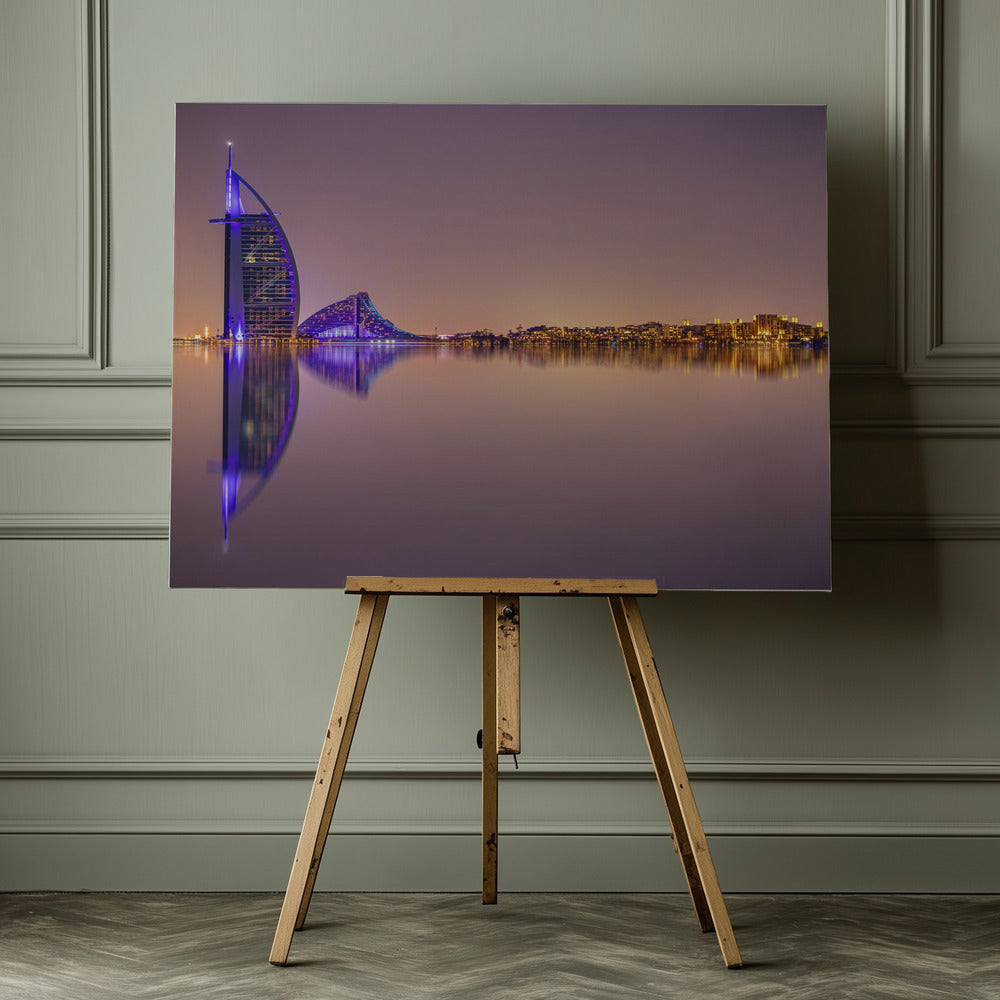 Burj Al Arab Reflections - Poster / Art Print - interiör