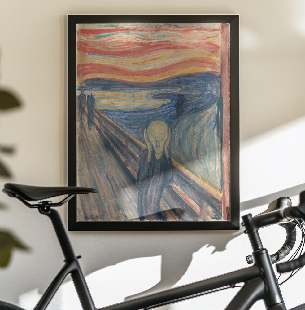 Skriet - The Scream - Poster / Art Print - interiör