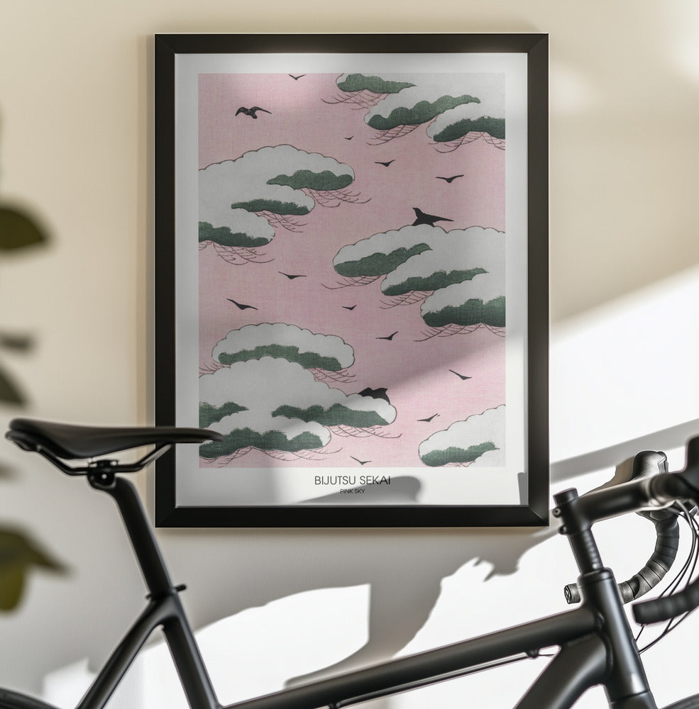 Pink Sky - Poster / Art Print - interiör