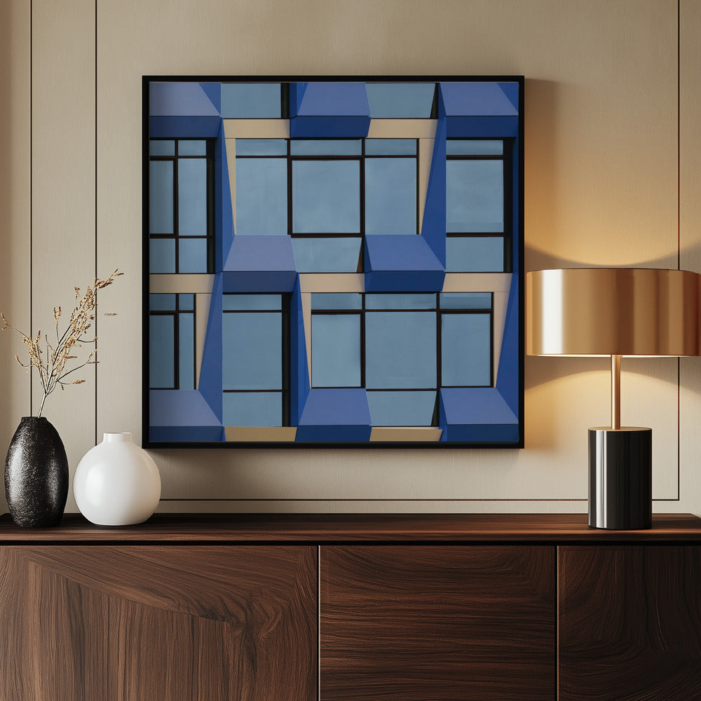 Window shapes - Poster / Art Print - interiör