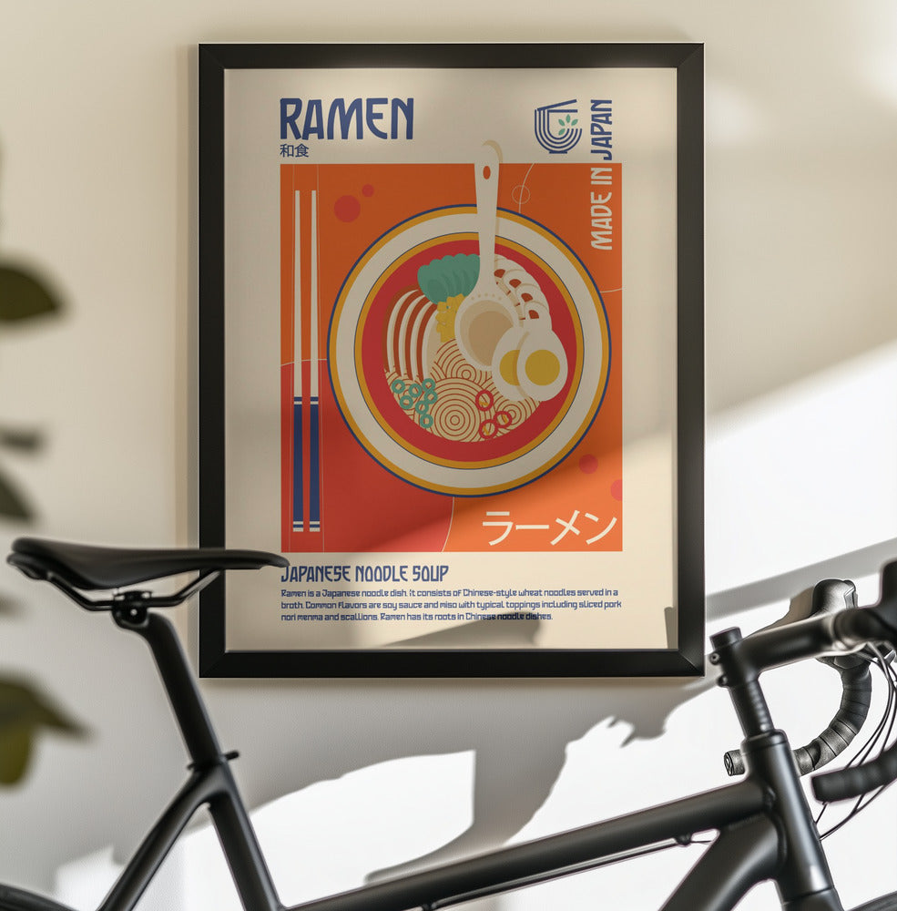 Ramen Japanese Food Print - Poster / Art Print - interiör