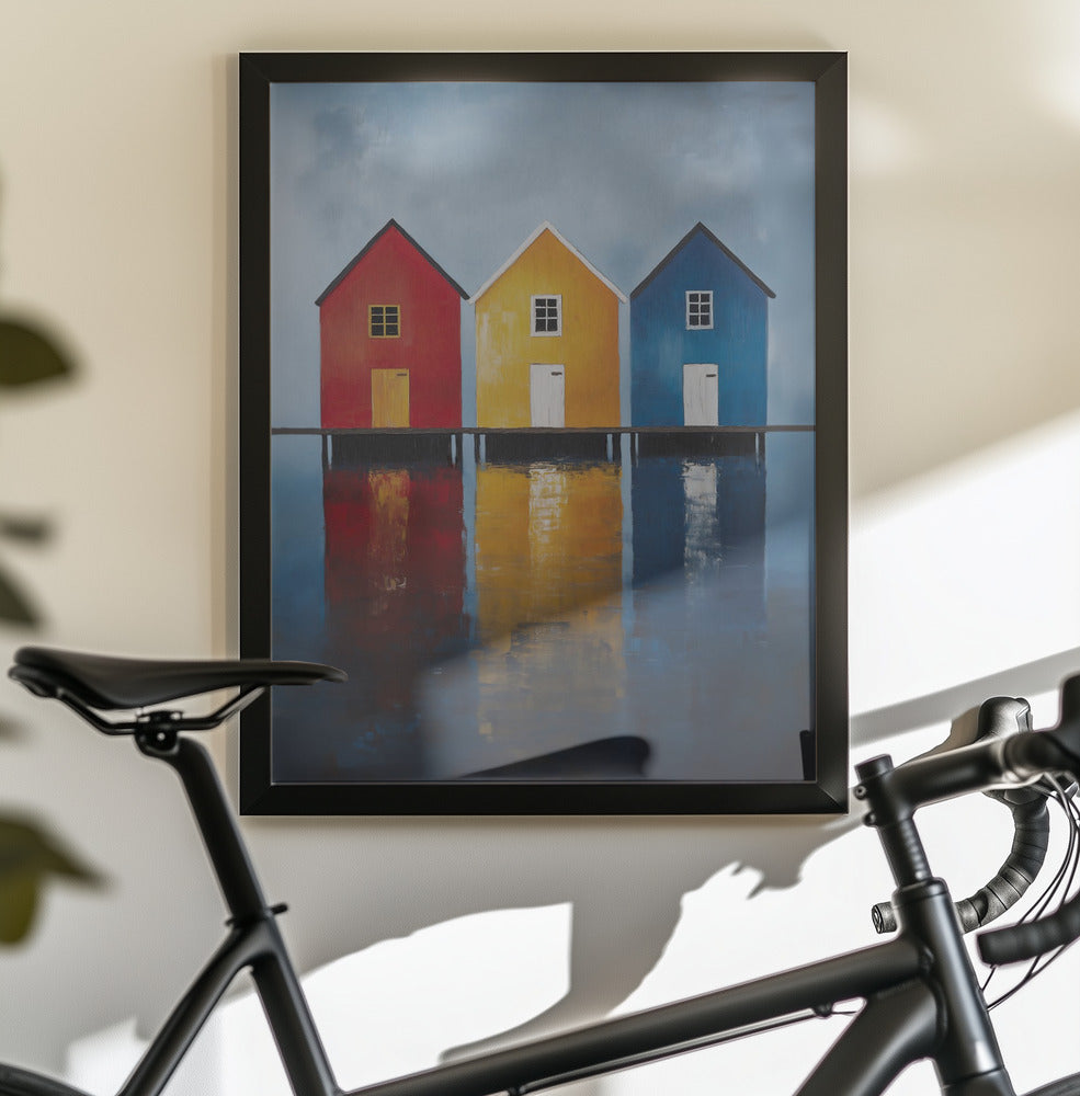 Harbour Harmony - Poster / Art Print - interiör