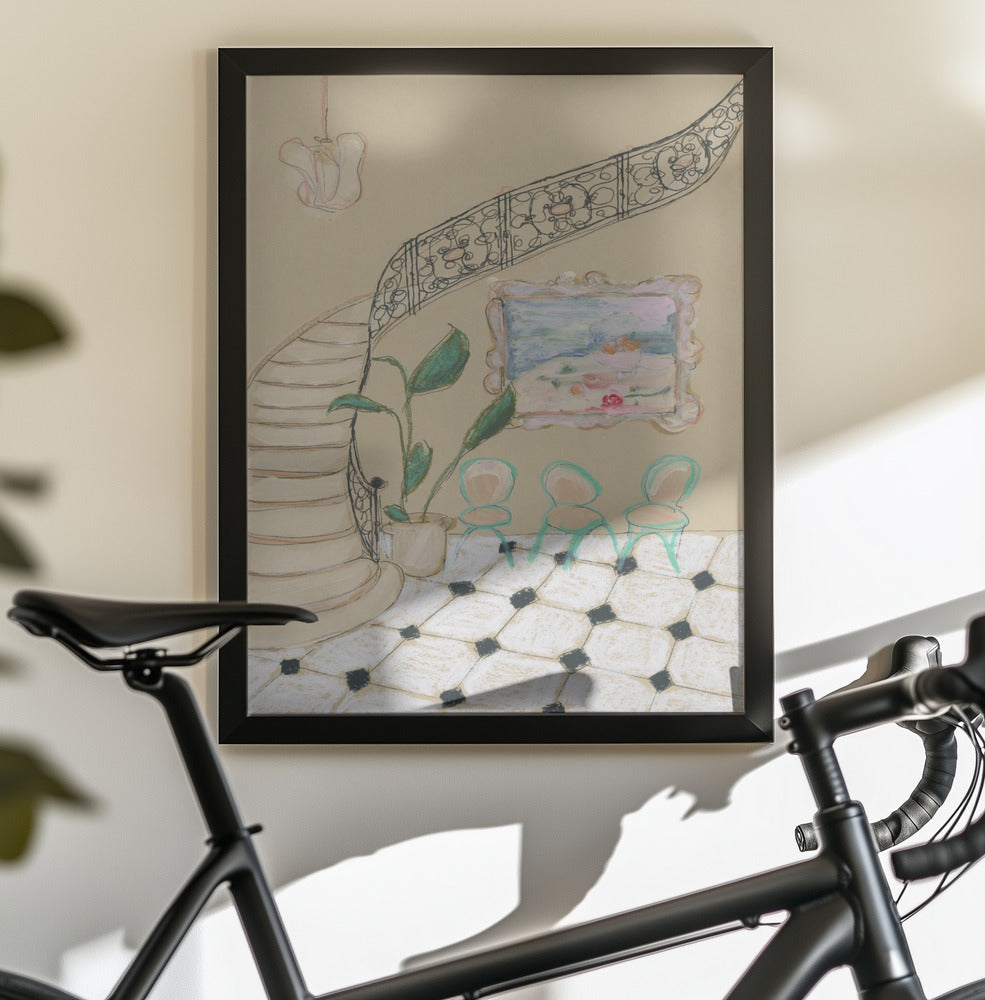Museum Day In Paris - Poster / Art Print - interiör