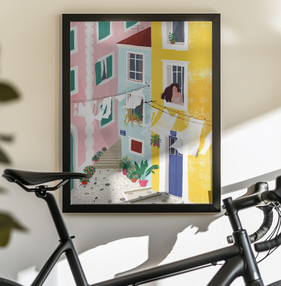 Chillin - Poster / Art Print - interiör