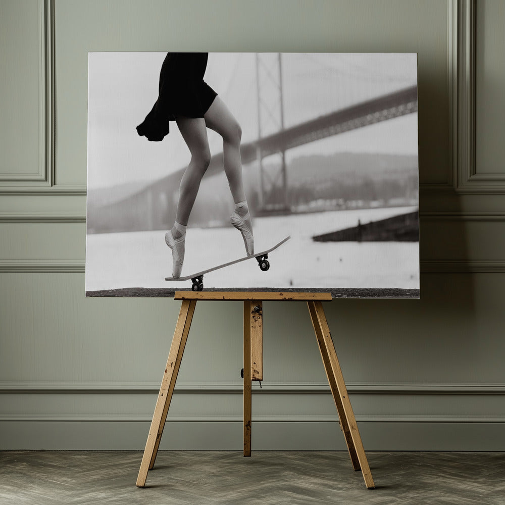 Skater Girl - Poster / Art Print - interiör