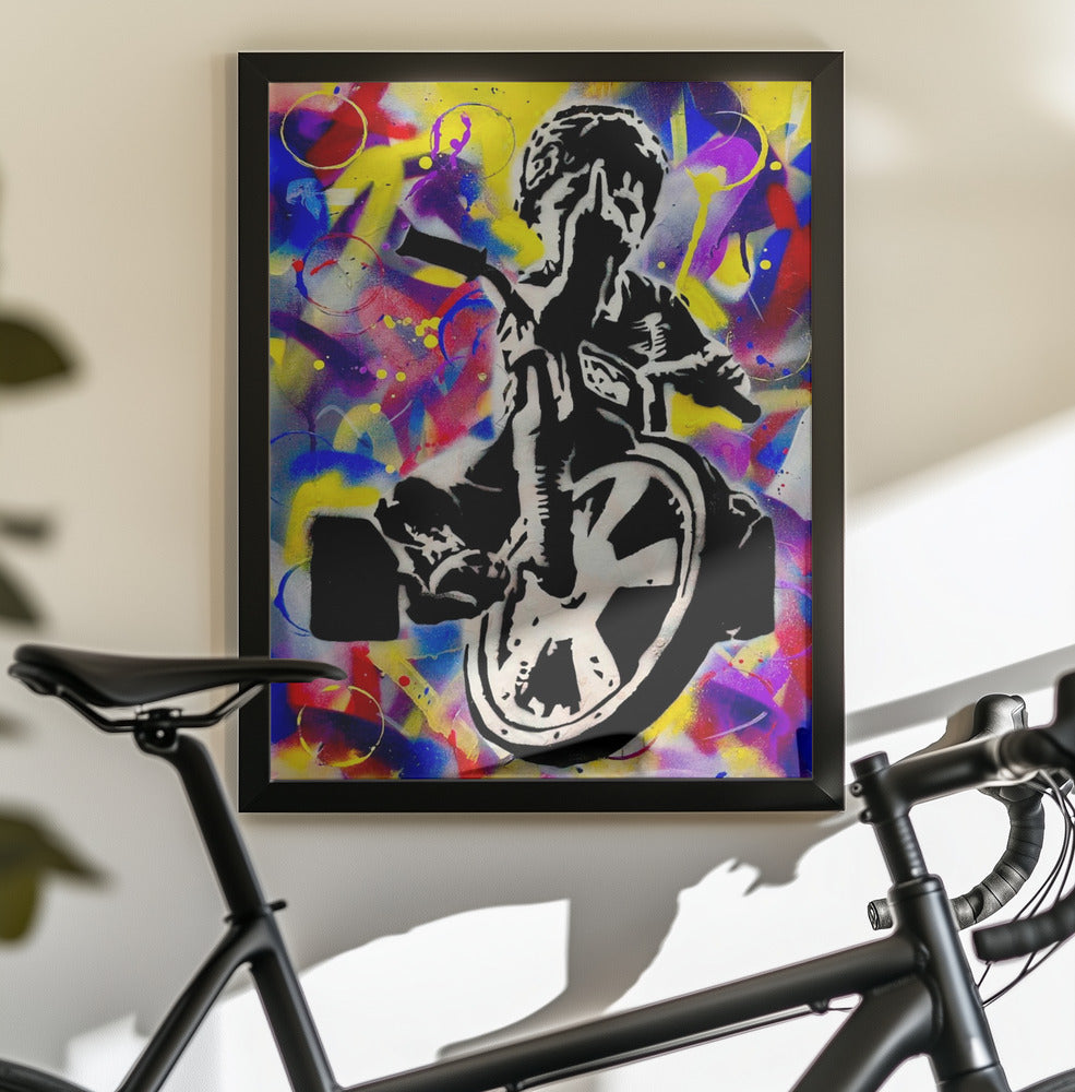 Fuck war - Poster / Art Print - interiör
