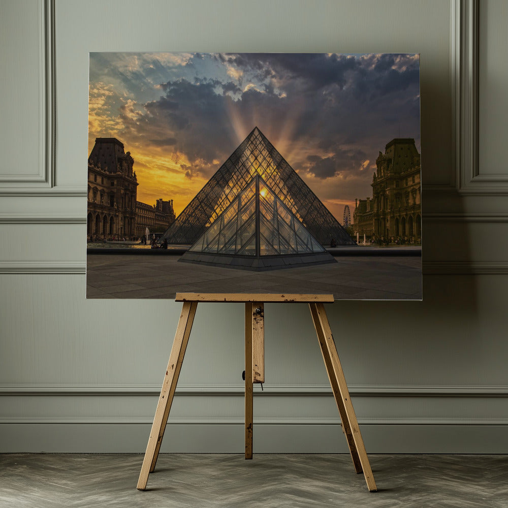 Pirámide del Louvre - Poster / Art Print - interiör