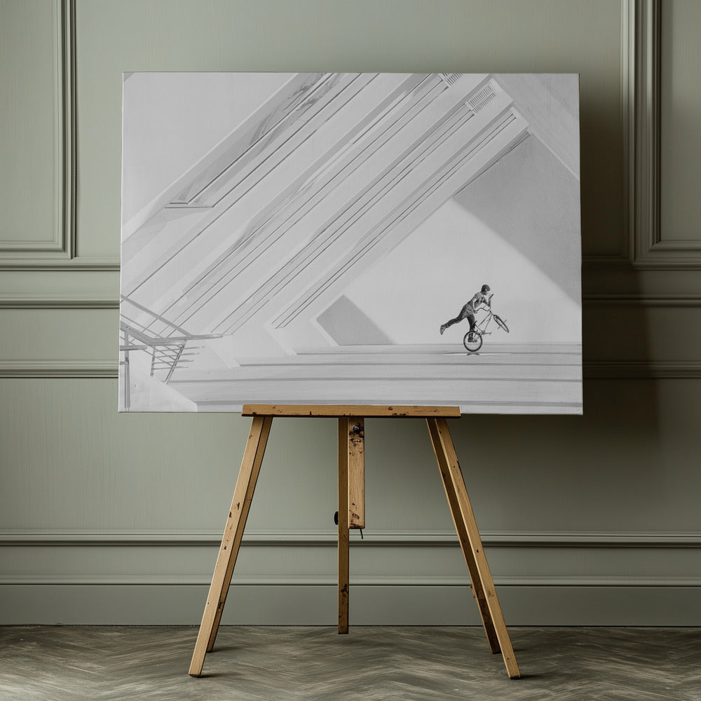 bicycle art - Poster / Art Print - interiör