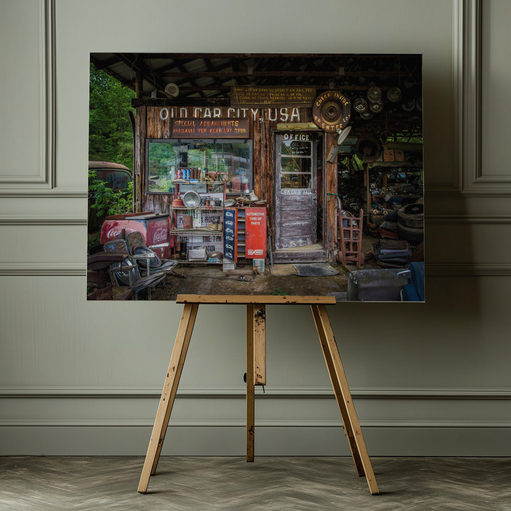Old Car City - Poster / Art Print - interiör