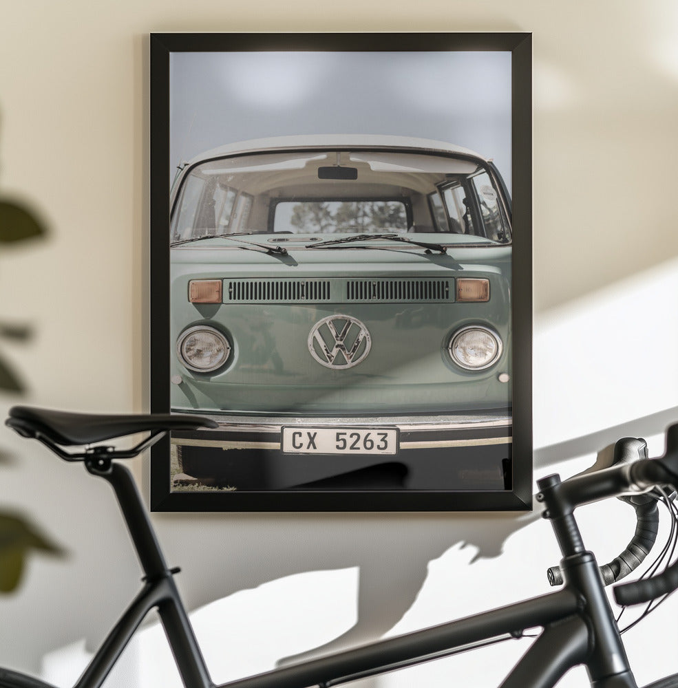 Vw Kombi - Poster / Art Print - interiör