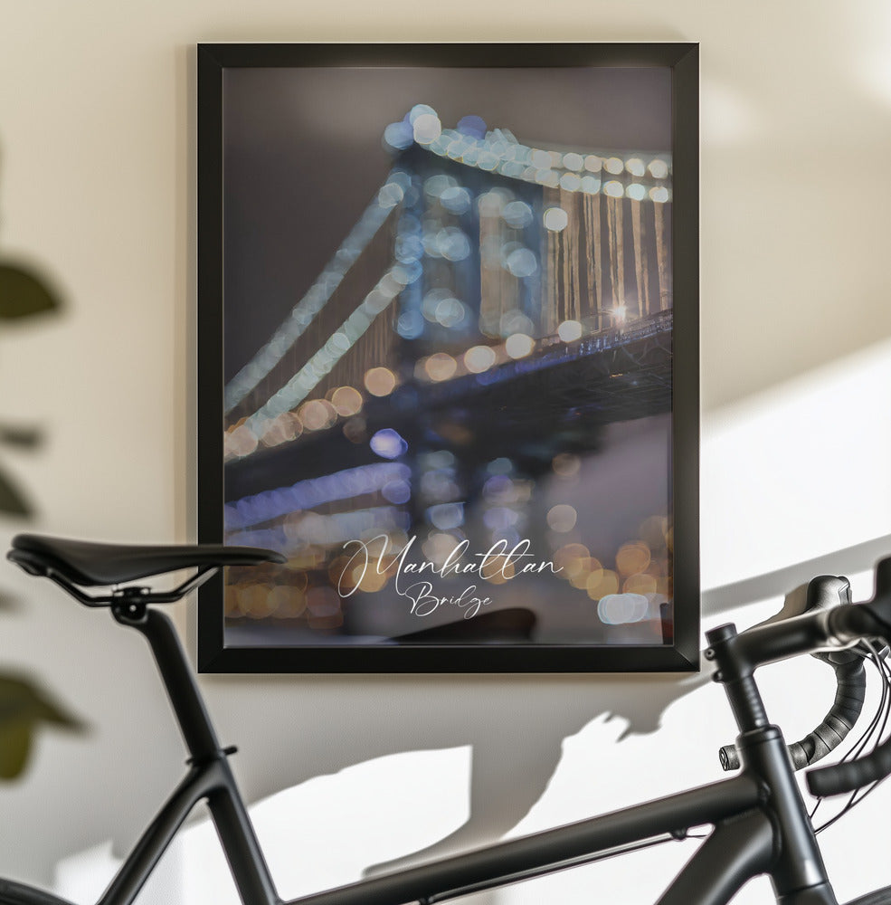 Manhattan Bridge - Poster / Art Print - interiör