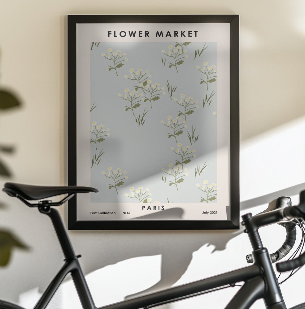 Flower Market Paris - Poster / Art Print - interiör