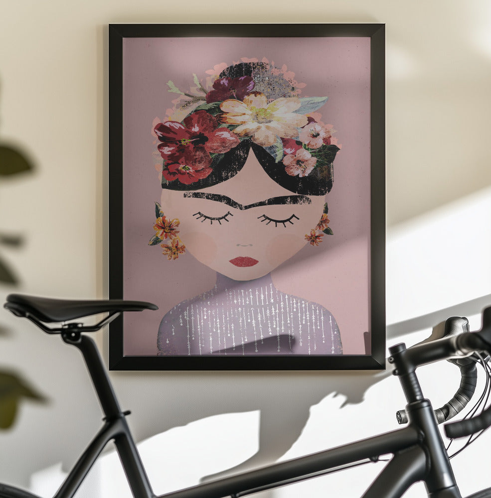 Frida (Pastel Version) - Poster / Art Print - interiör