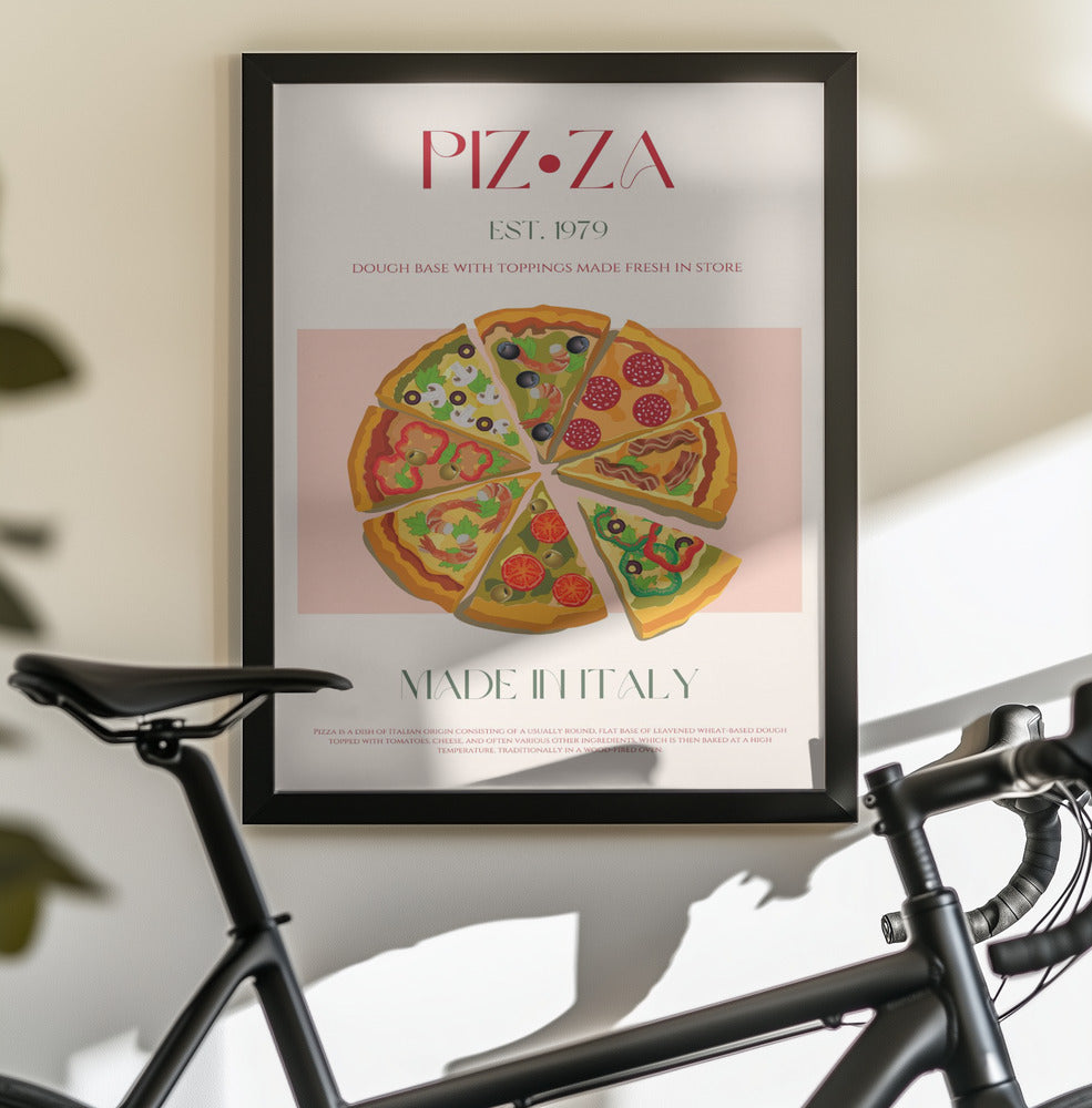Pizza - Poster / Art Print - interiör