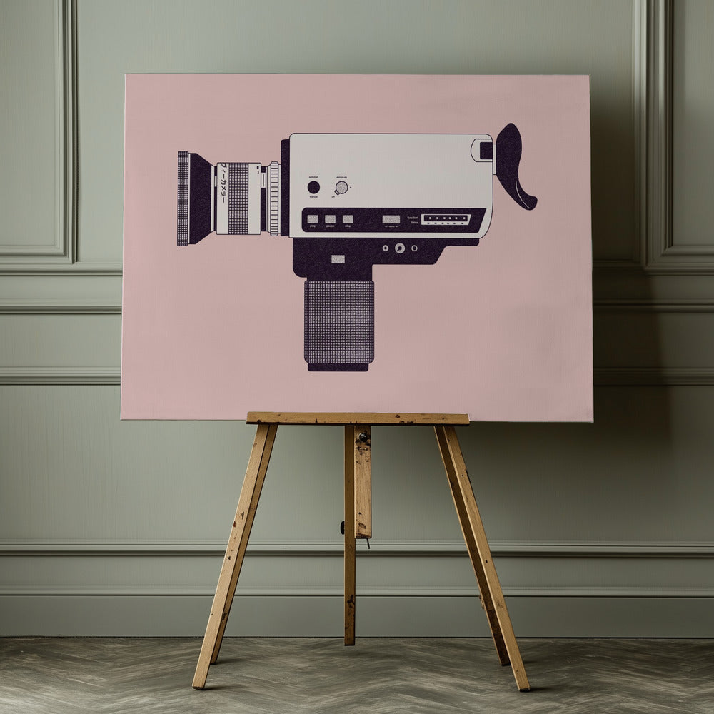 Super 8 Camera - Poster / Art Print - interiör