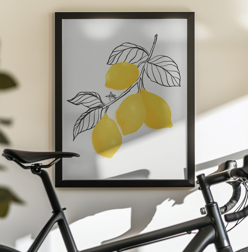Lamya lemons - Poster / Art Print - interiör