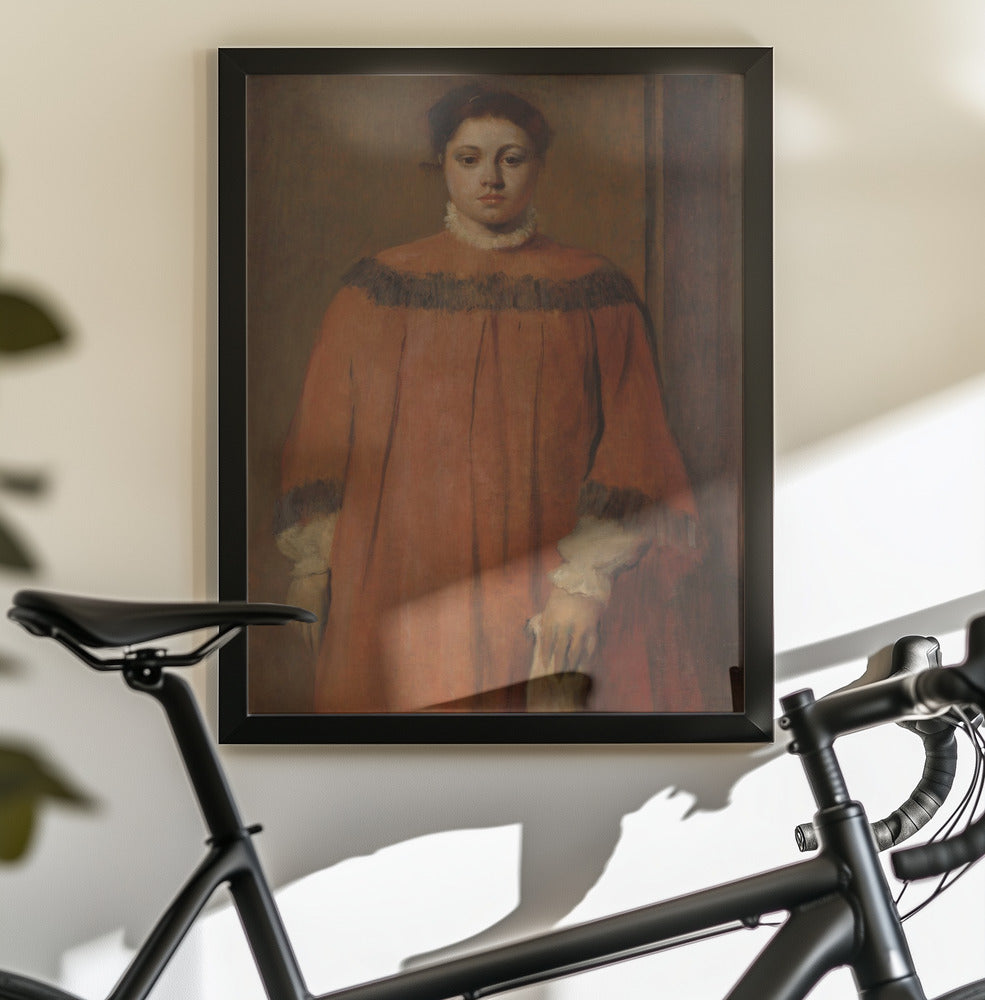 Girl In Red No.2 - Poster / Art Print - interiör