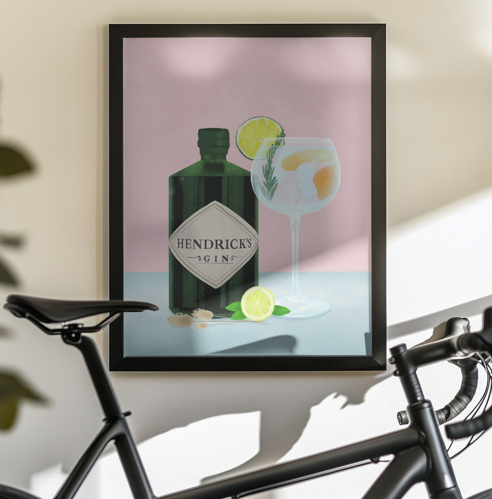 Gin Tonic - Poster / Art Print - interiör