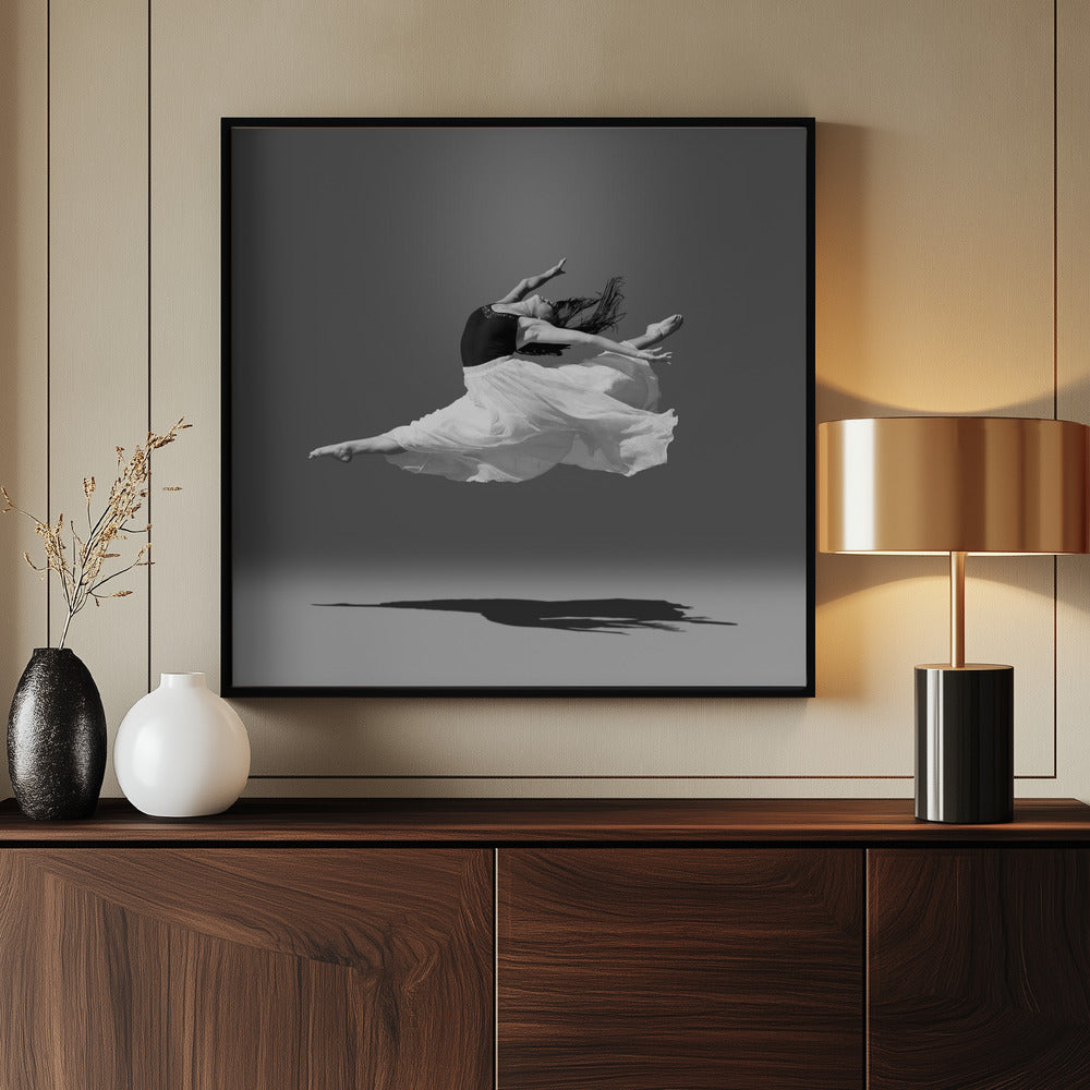 Jumping in air - Poster / Art Print - interiör