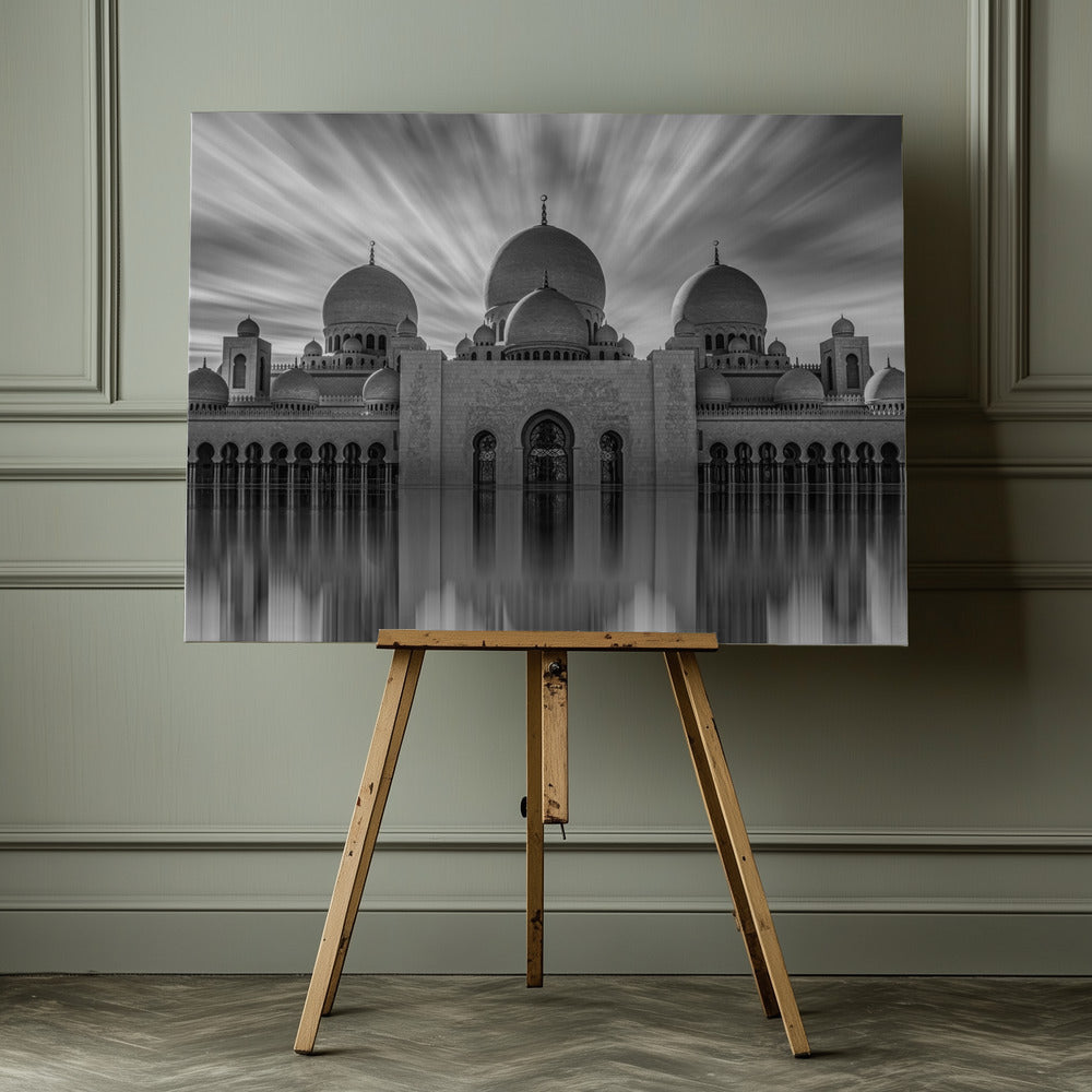 Sheikh Zayed Grand Mosque - Poster / Art Print - interiör