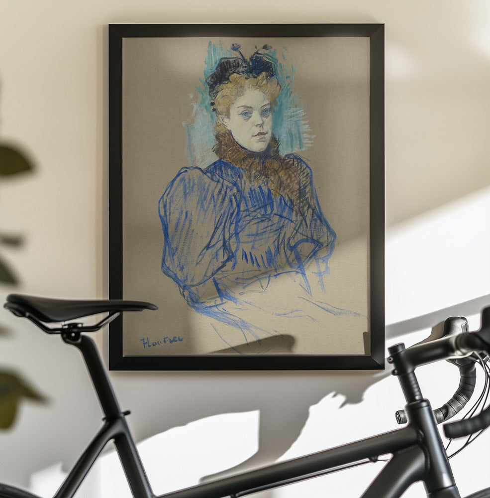 May Milton Portrait (1895) - Poster / Art Print - interiör