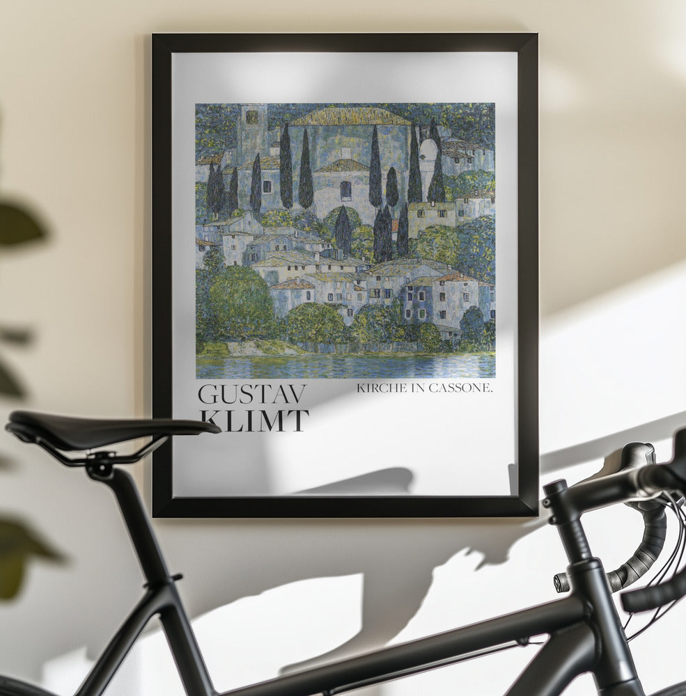 Kirche In Cassone (1913) Poster - Poster / Art Print - interiör