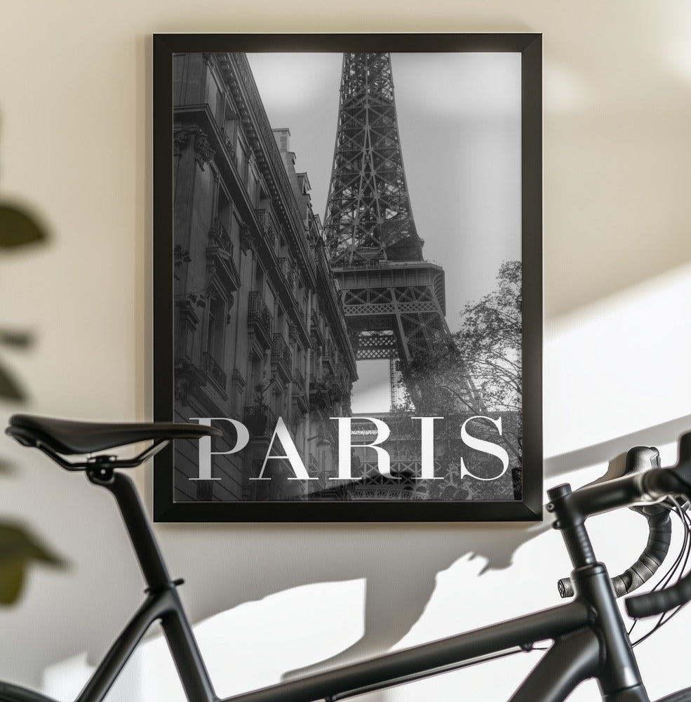 Paris Text 1 - Poster / Art Print - interiör