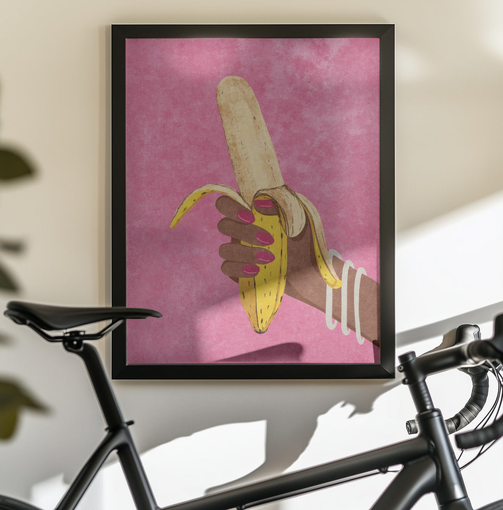 Banana - Poster / Art Print - interiör