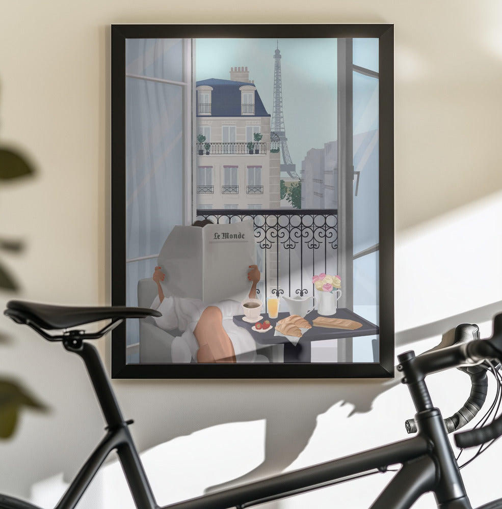 Paris Balcony - Poster / Art Print - interiör