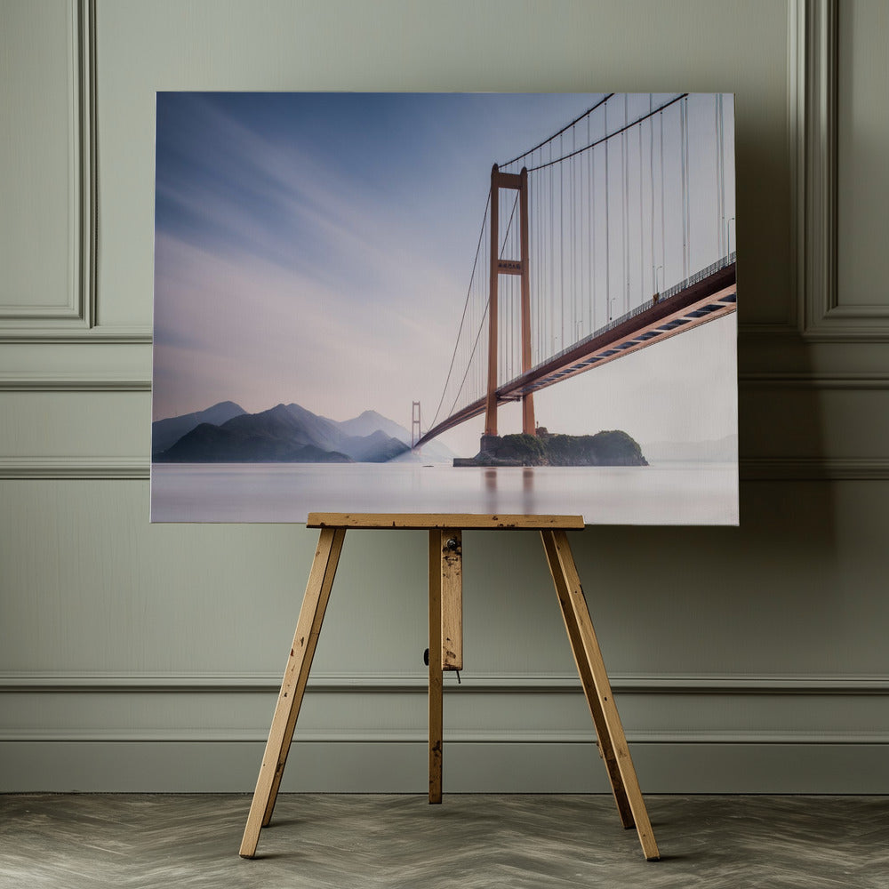 Xihou Bridge & Moon Bay - Poster / Art Print - interiör