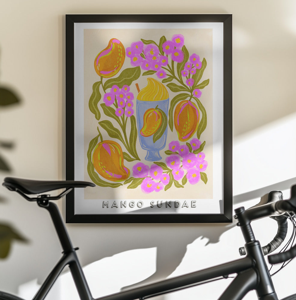 Mango Sundae - Poster / Art Print - interiör