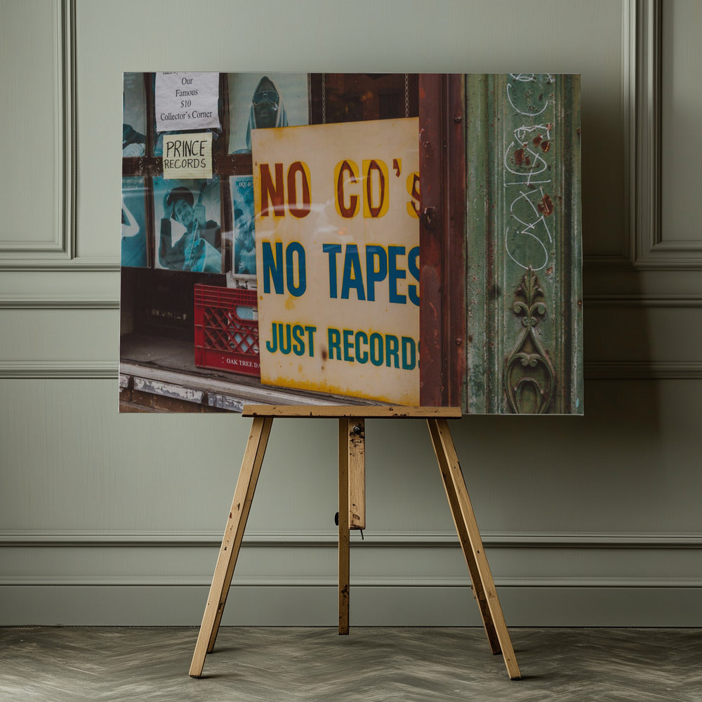 Just Records - Poster / Art Print - interiör