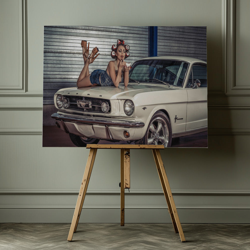 Baby you can drive my Car ..... - Poster / Art Print - interiör
