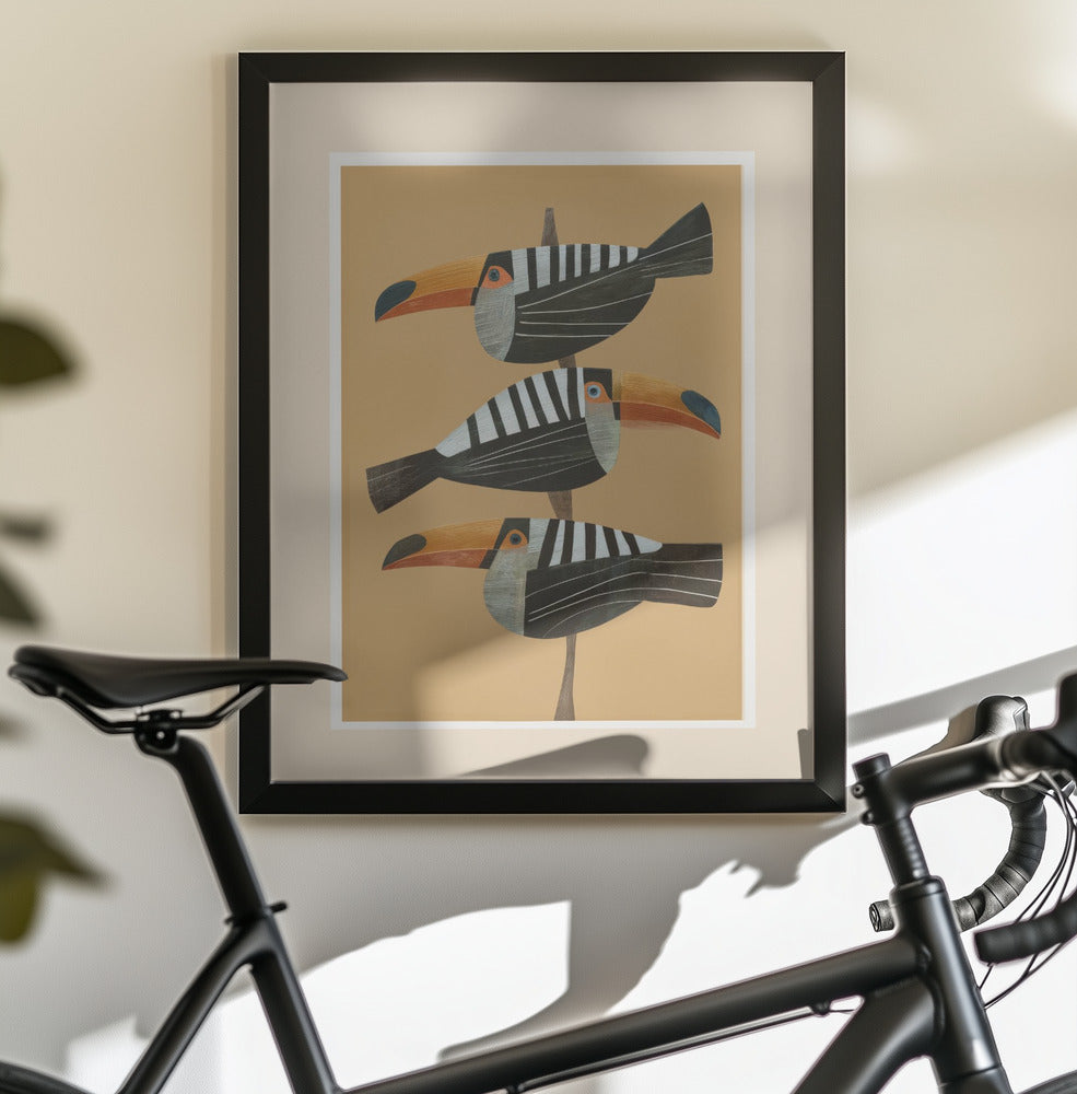 Tropic Trio - Poster / Art Print - interiör
