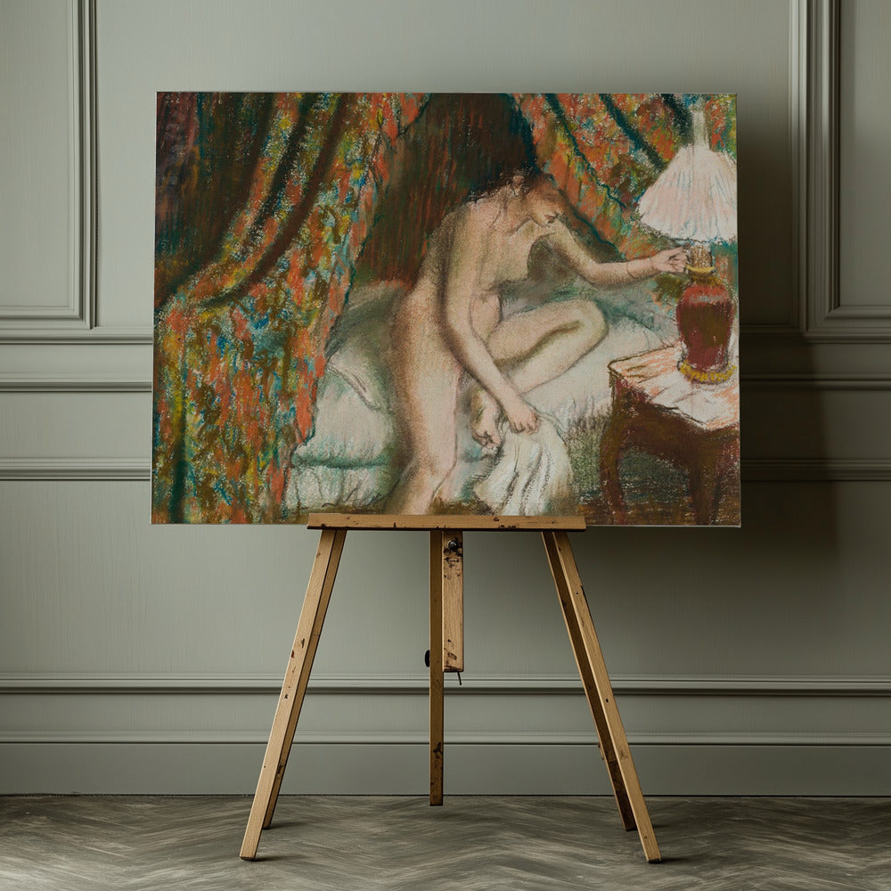 Naked Woman In Bed No.2 - Poster / Art Print - interiör