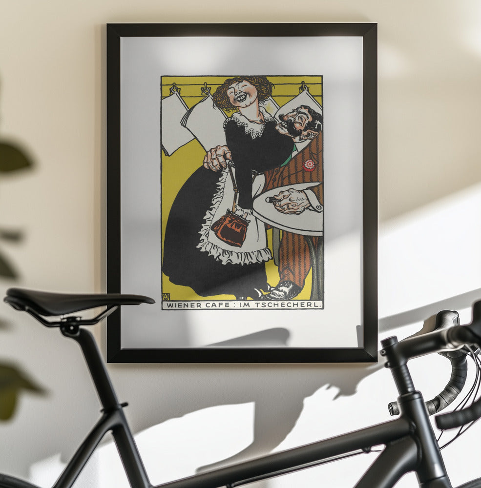 Viennese Café In the Little Café - Poster / Art Print - interiör