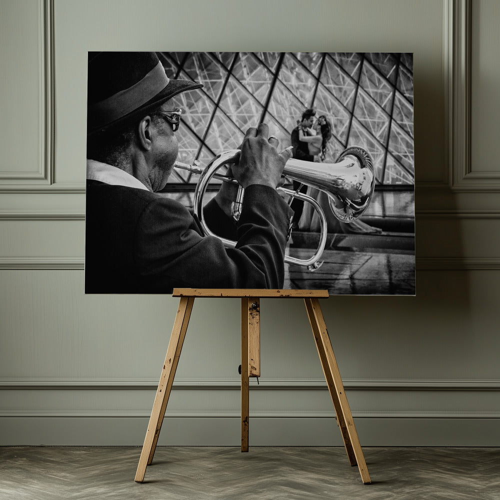 Trumpet a-go-go - Poster / Art Print - interiör
