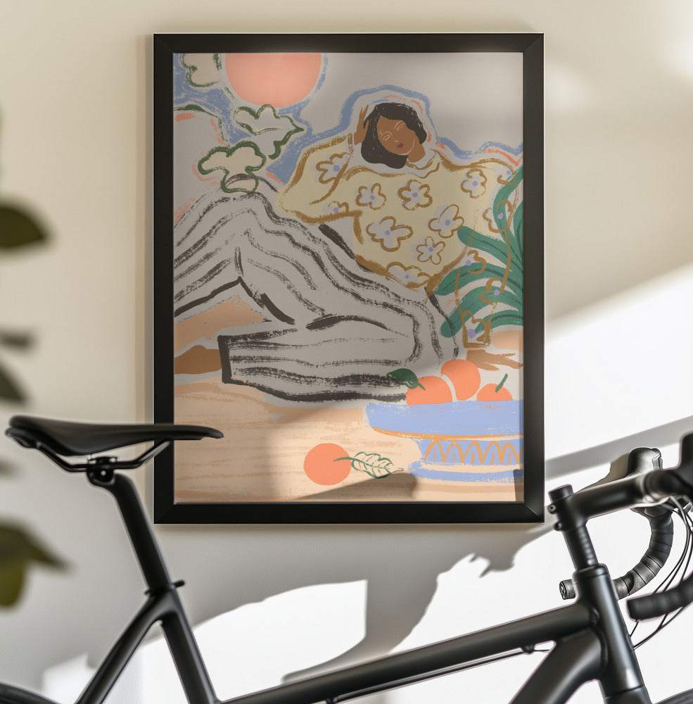 Lazydays - Poster / Art Print - interiör