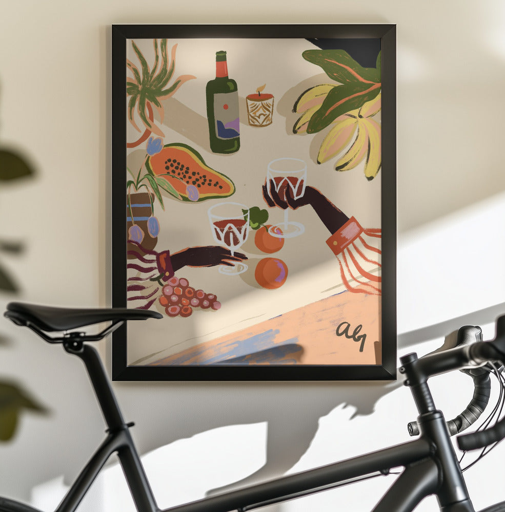 Cheers To You - Poster / Art Print - interiör