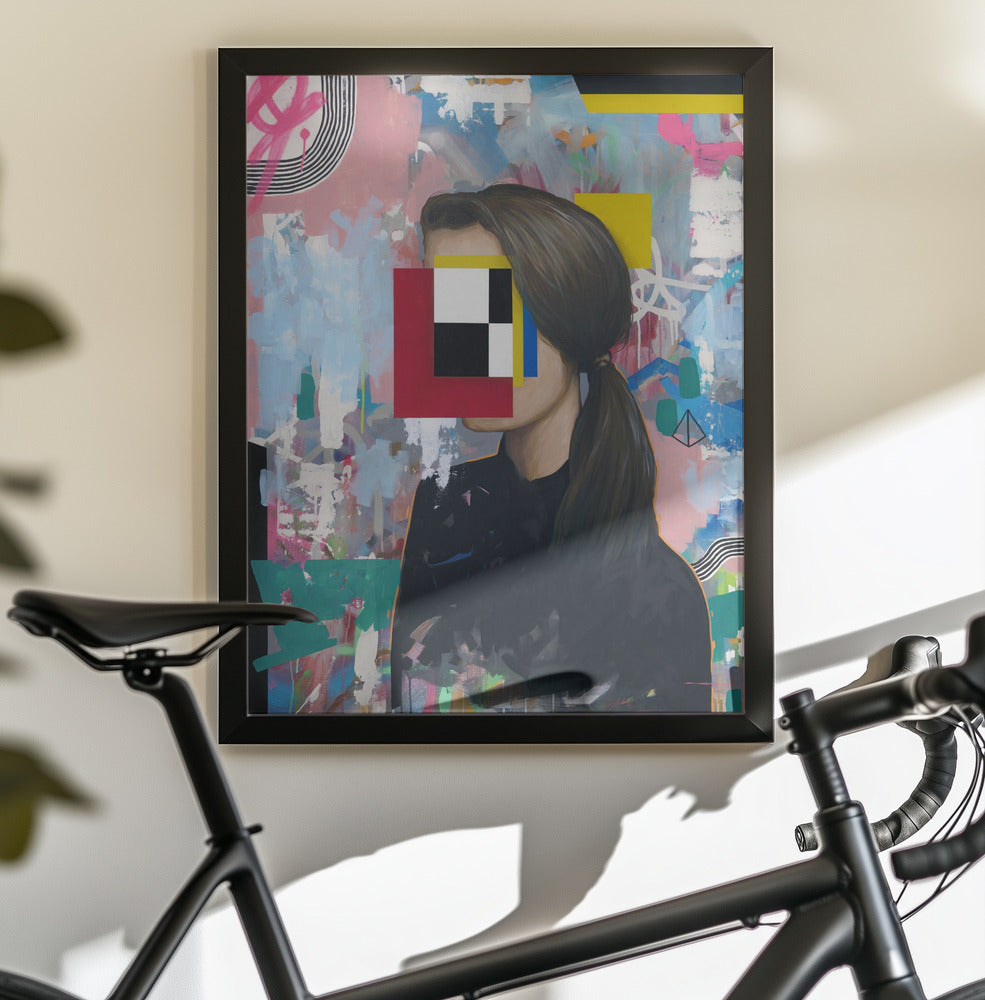 Girl 1 - Poster / Art Print - interiör