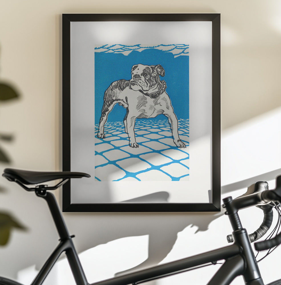 Bulldog - Poster / Art Print - interiör