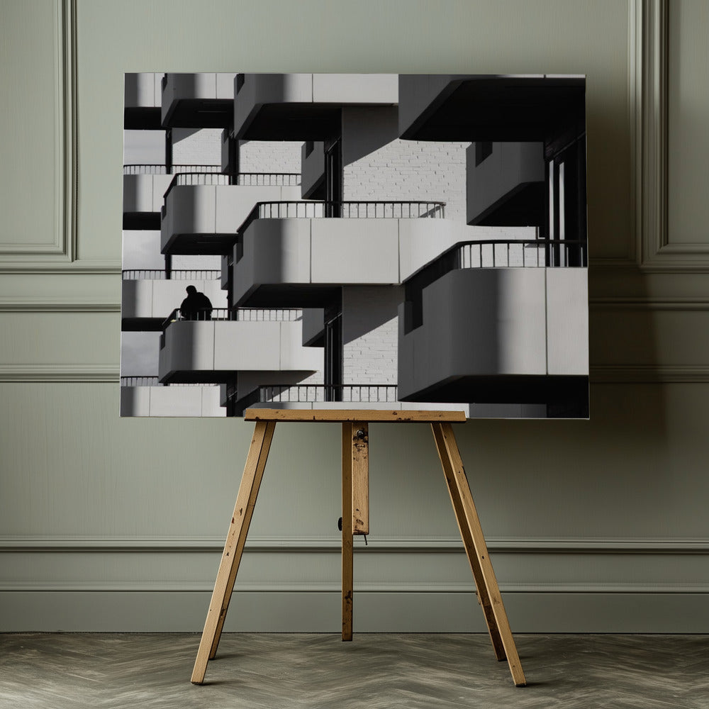 Alone - Poster / Art Print - interiör