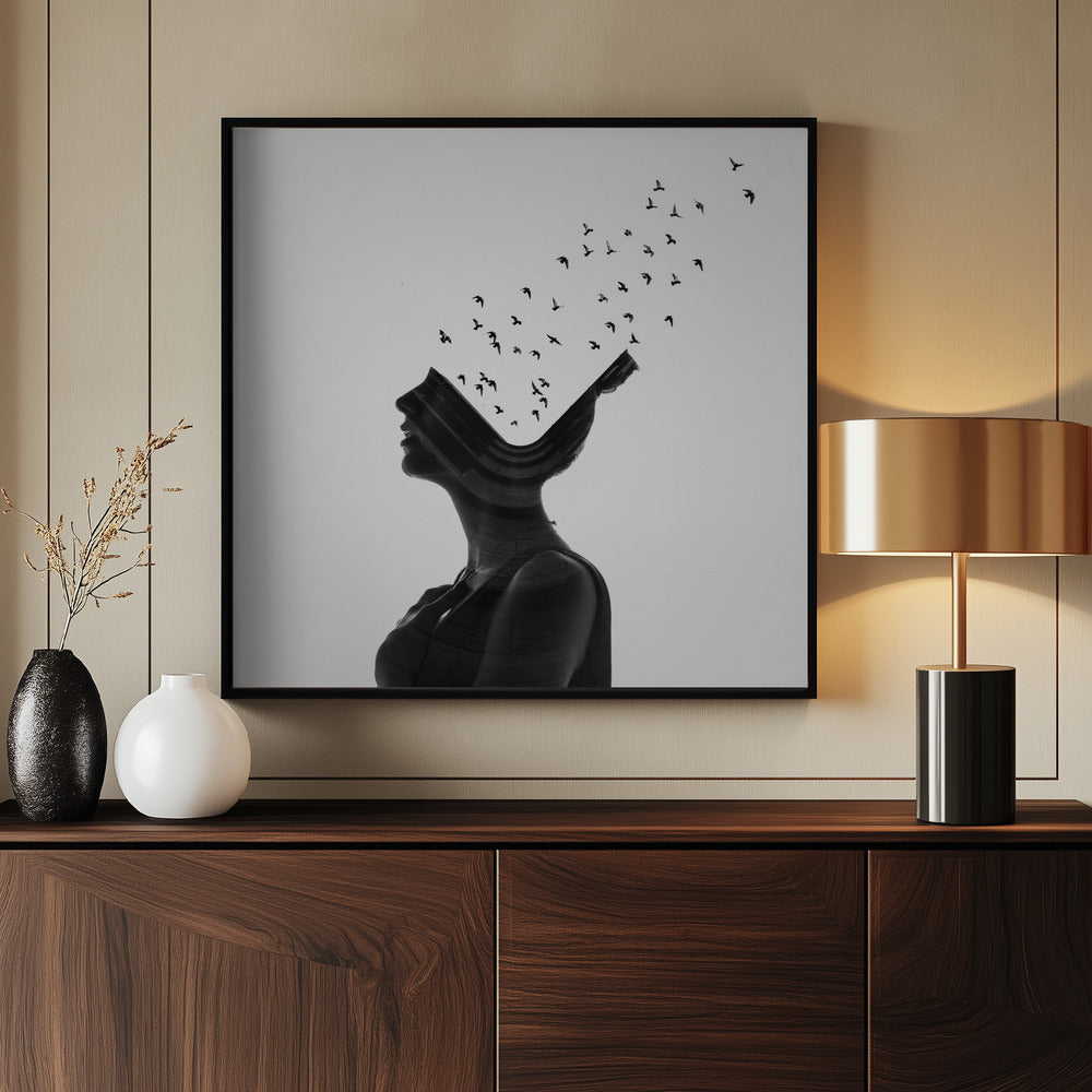 Tankarna flyger - Poster / Art Print - interiör
