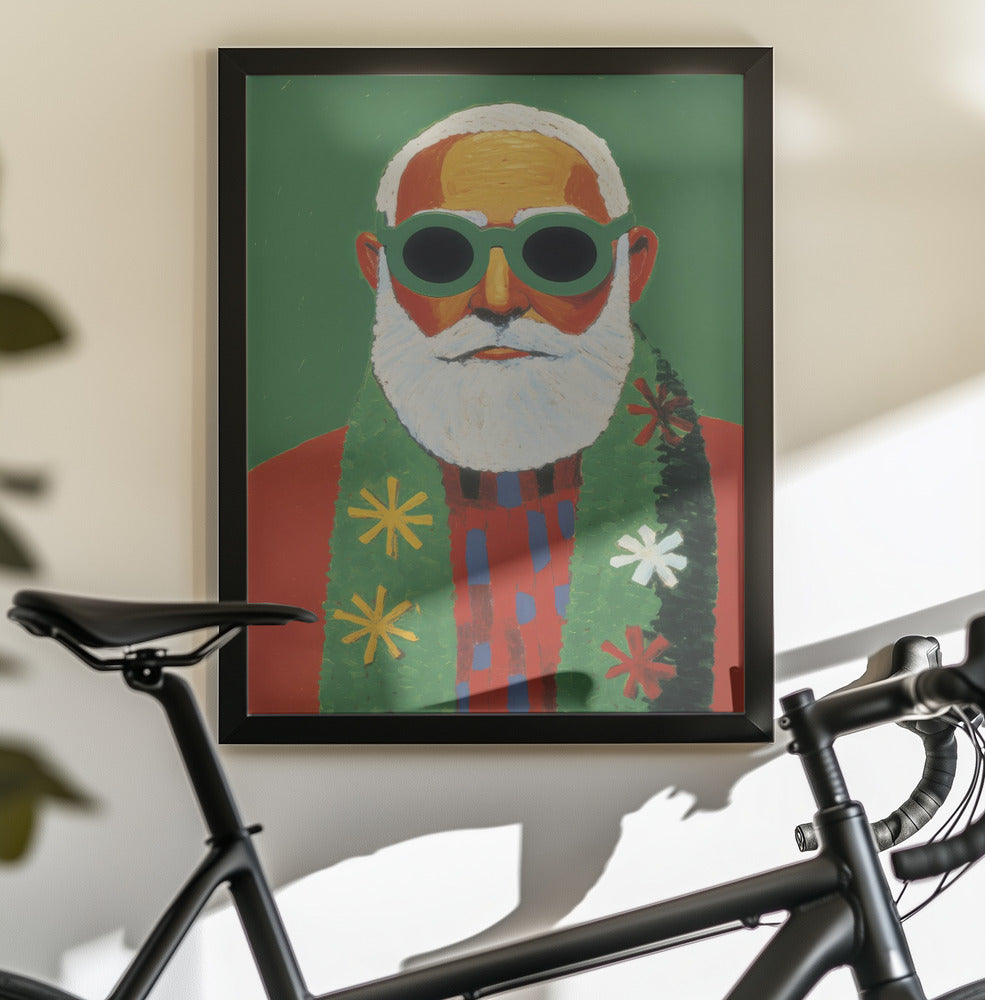 Holiday Santa - Poster / Art Print - interiör