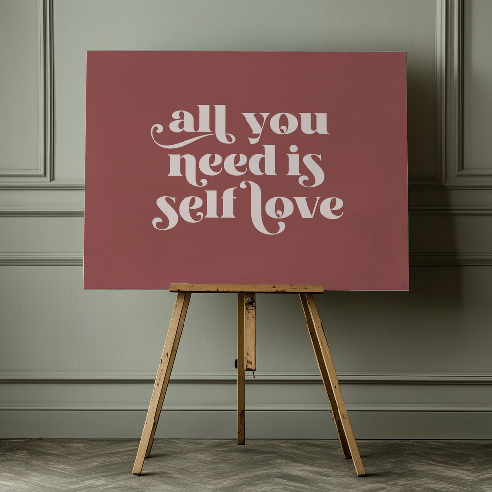 Self Love No1 - Poster / Art Print - interiör
