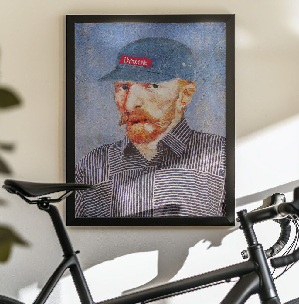 Hipster Vincent - Poster / Art Print - interiör