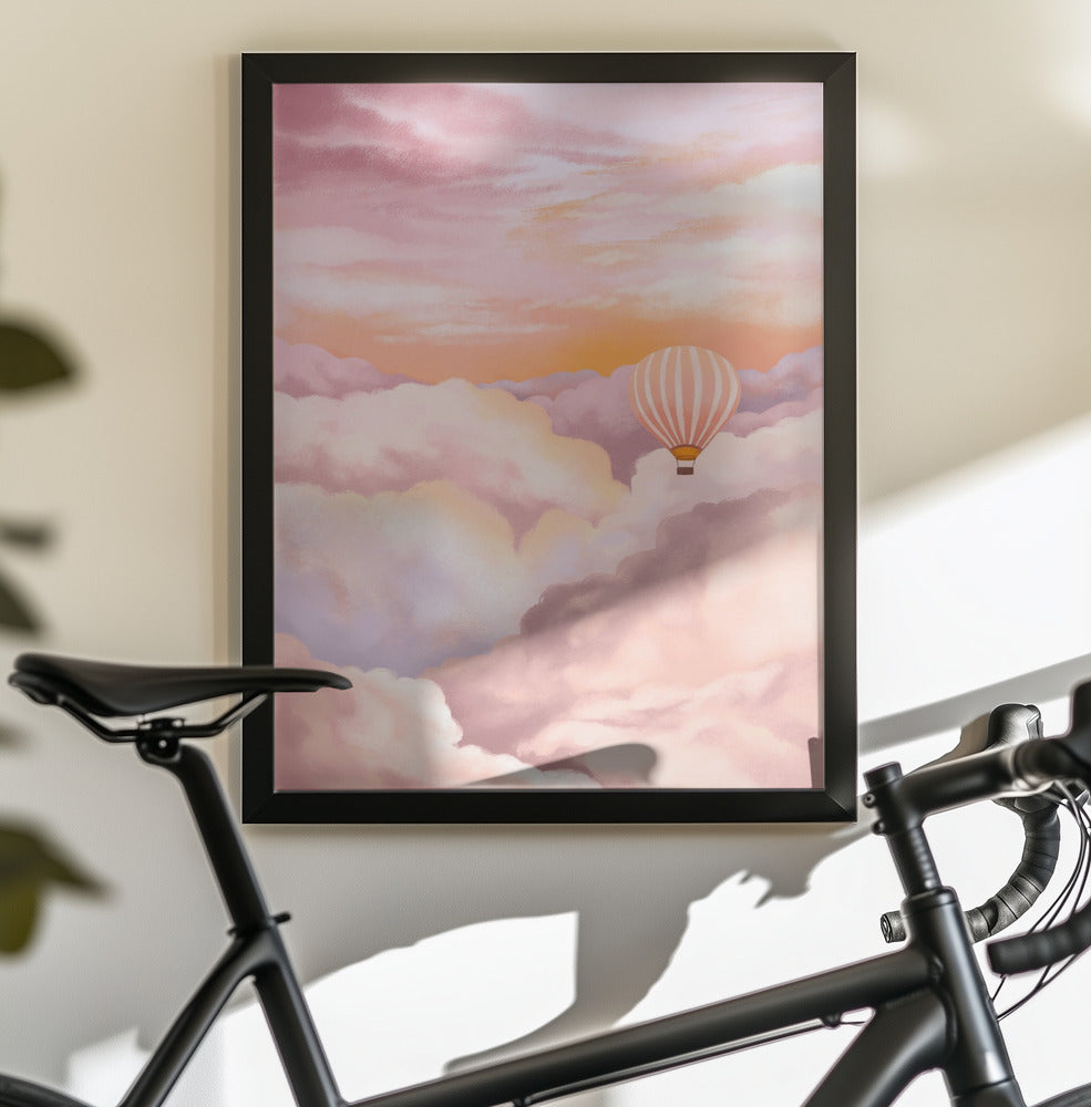 In the Clouds - Poster / Art Print - interiör